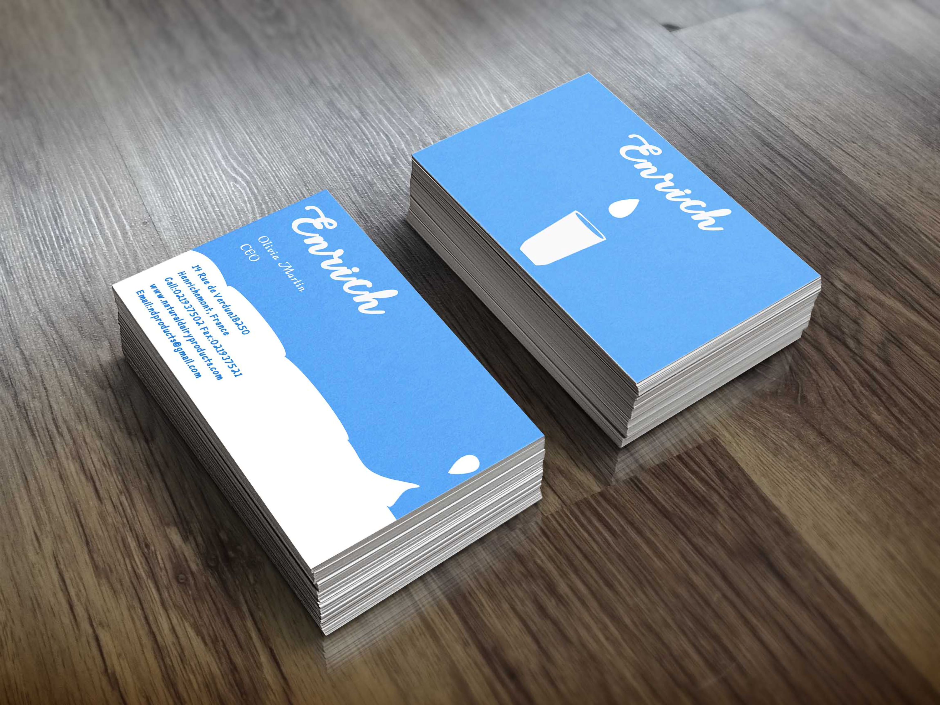 Enrich ロゴ＆名刺